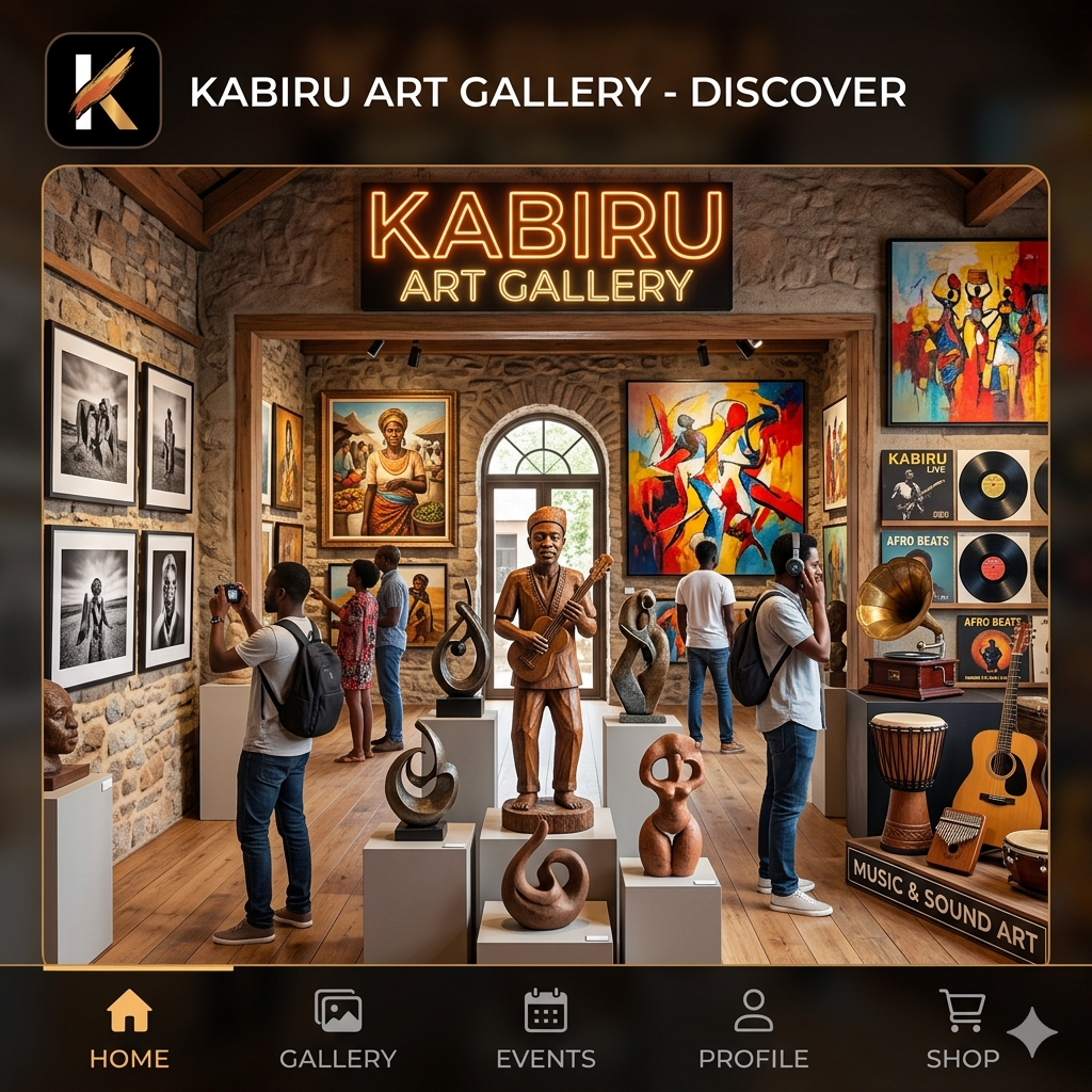 Kabiru Art Gallery — culture, music and value circulating through the Family Tree